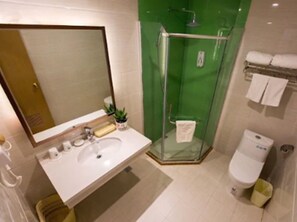 Shower - GreenTree Inn Liuan Jinzai County Dabie Mouantain Business Hotel (Lu'an)
