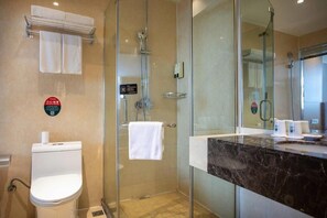 Shower - GreenTree Inn Wuxi Jiangyin Yunting Changshan Ave Business Hotel (Wuxi)