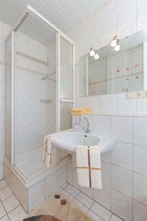 Dusj og håndklær