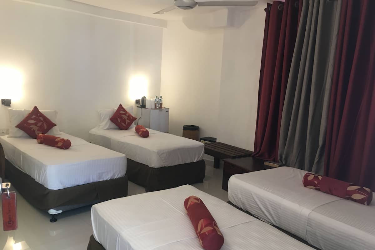 Premium bedding, minibar, in-room safe, laptop workspace