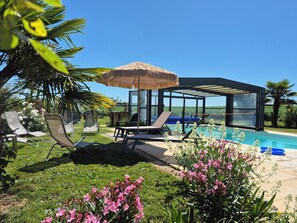 Indoor pool, outdoor pool