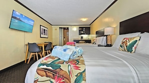Desk, iron/ironing board, free WiFi, bed sheets