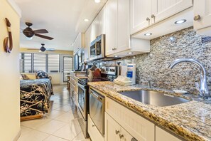 Fridge, microwave, dishwasher, coffee/tea maker - Aloha Condos, Napili Bay Resort, Condo 108, Beachfront (Lahaina)