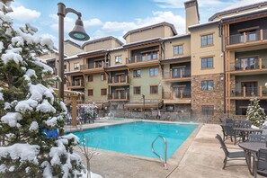 Indoor pool, outdoor pool