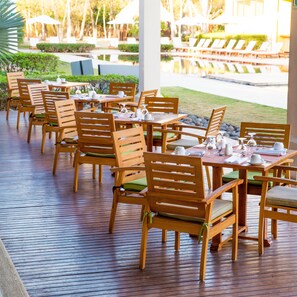 Outdoor dining - Ocean View Luxury Condo at Reserva Conchal A8 (Cabo Velas)