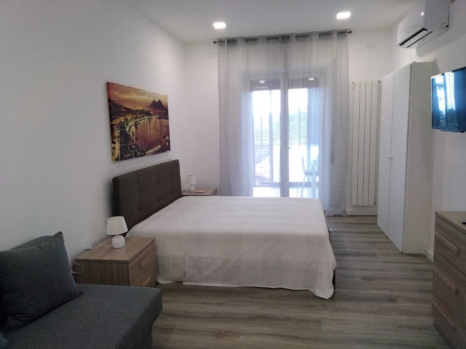 1 غرفة نوم ومكتب ومكواة/لوح كي وواي فاي مجانًا