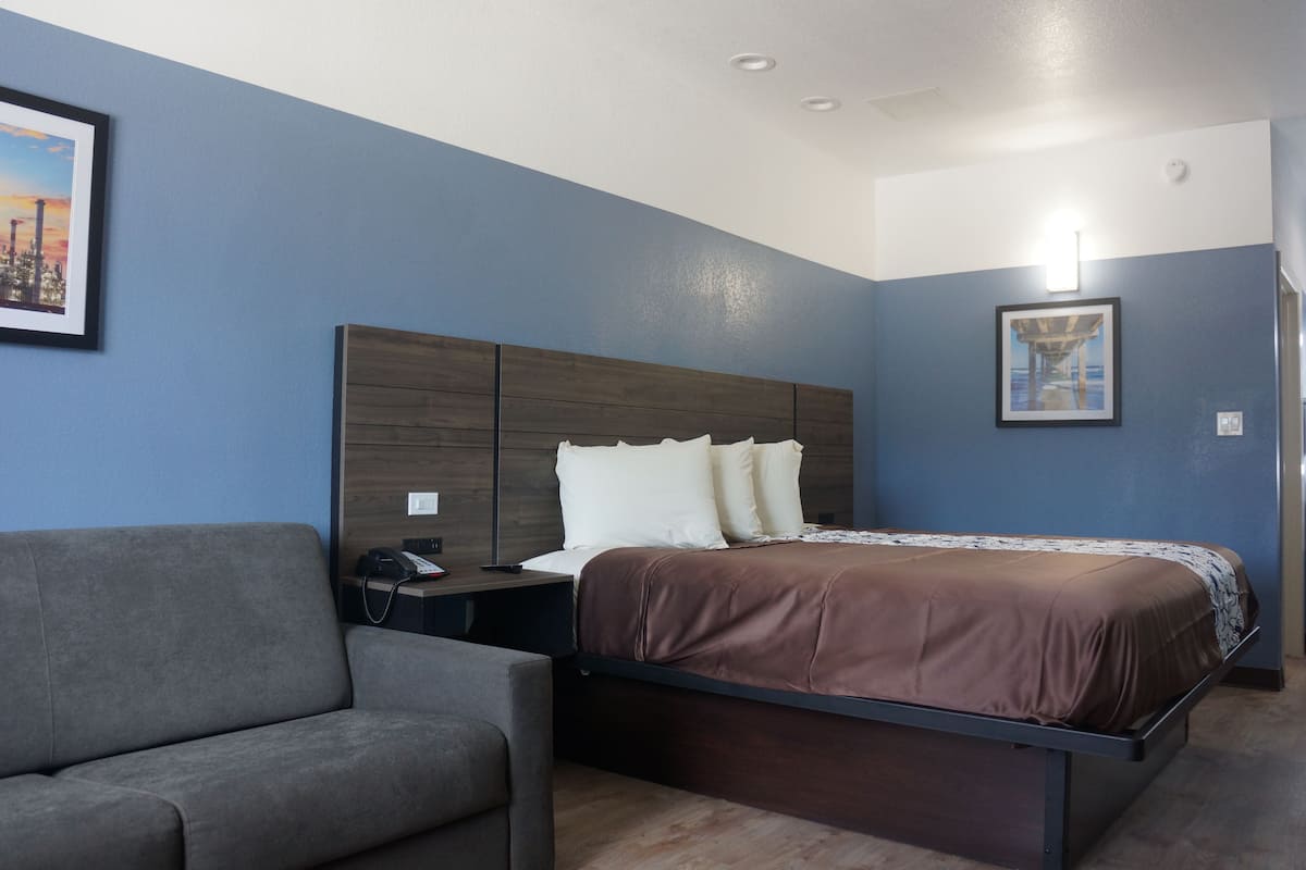 Kamer, 1 kingsize bed | Individueel gedecoreerd, individueel gemeubileerd, een bureau