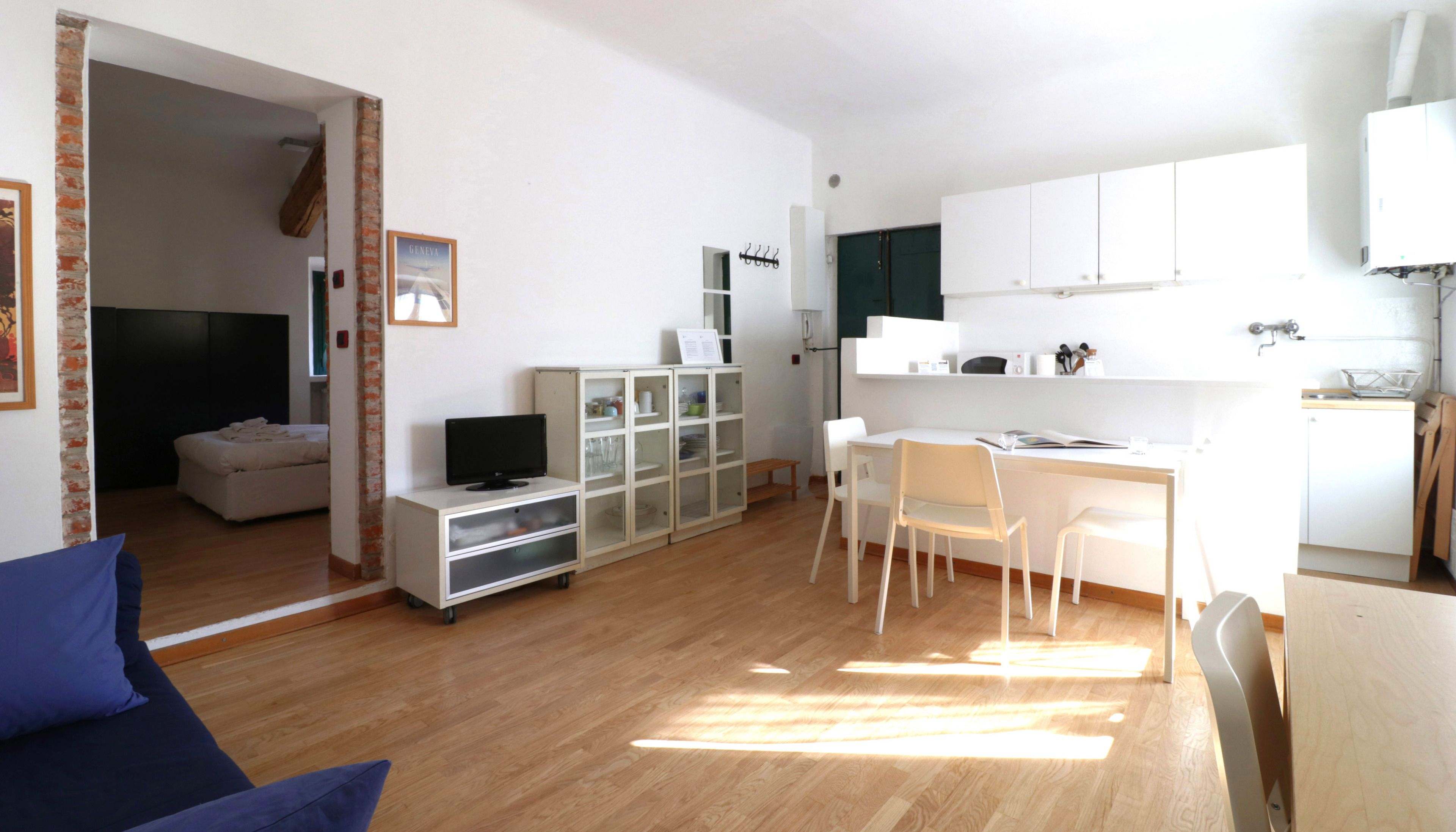 Apartamento (1 Bedroom) | Cozinha privada | Geladeira grande, micro-ondas, cooktop, lava-louças