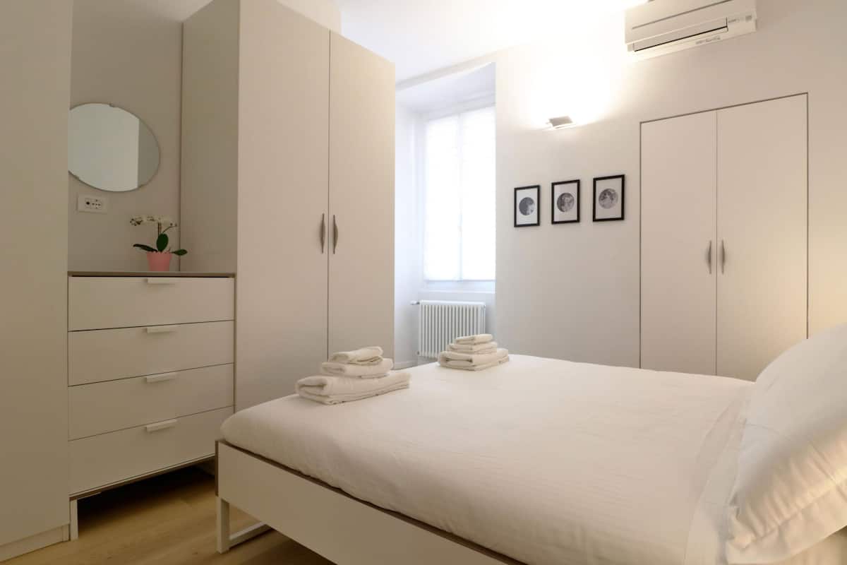 Apartment, 1 Schlafzimmer | 2 Schlafzimmer, hochwertige Bettwaren, Schreibtisch, Babybetten