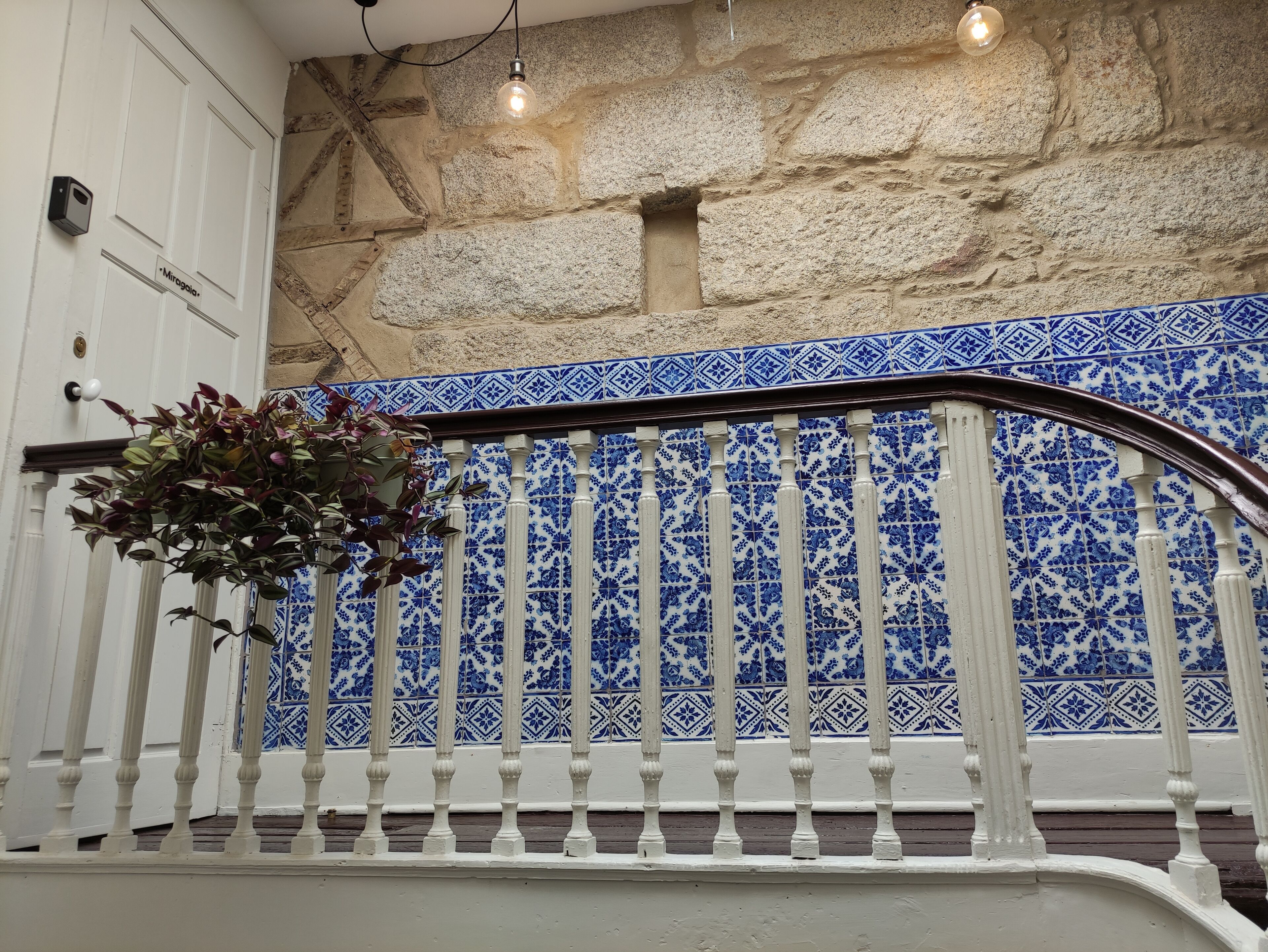 Handrails in stairways