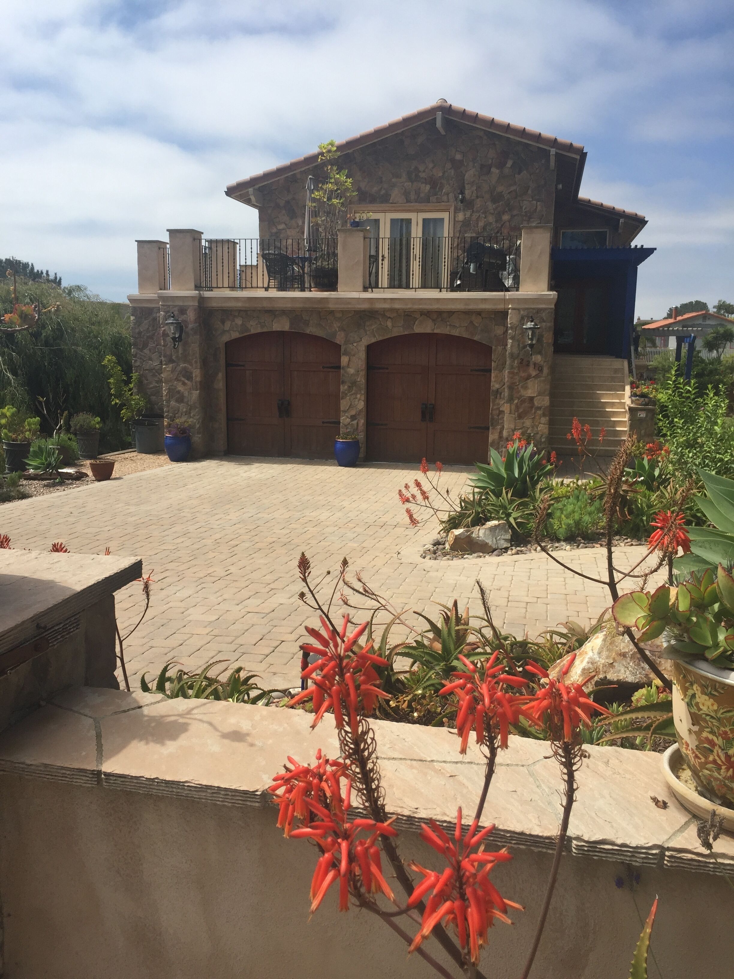 Front of the house