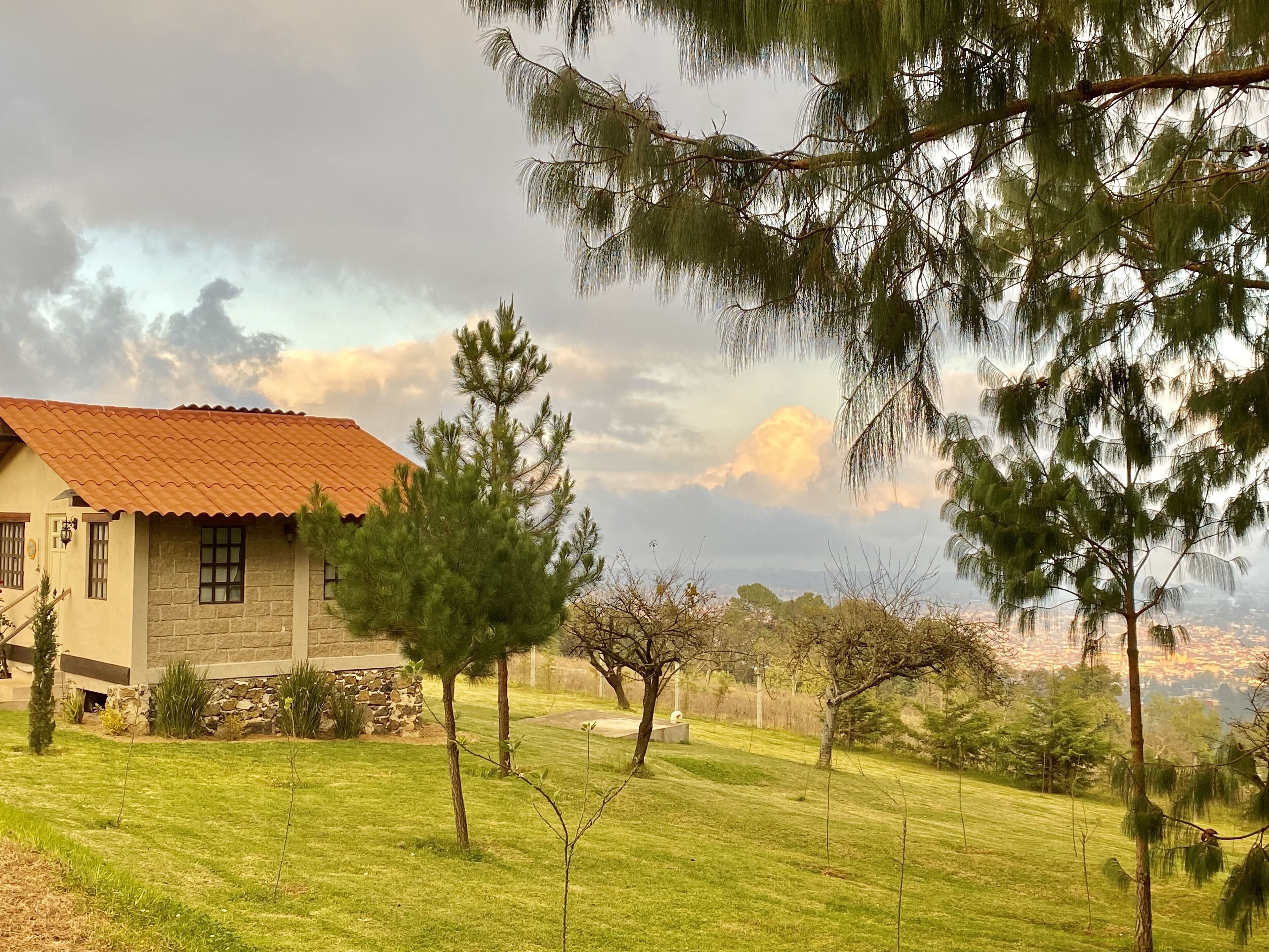 家庭小屋, 2 張標準雙人床, 壁爐, 山景 (Ciruelo) | 高級寢具、獨特裝潢、布置獨特、床單