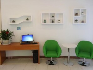 Sala de estar en el lobby