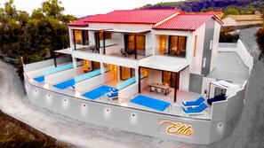 4 outdoor pools, pool loungers - Elite Luxury Villas (Parga)