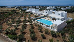Exterior - Villa Dionysos - villa with sea view,outdoor pool,bar and barbecue! (Paros)