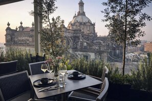 Rooftop terrace - Hotel Catedral (Mexico City)