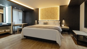 Interior Suite - Pyramid Tower | Ropa de cama de alta calidad, edredón y camas con pillow-top