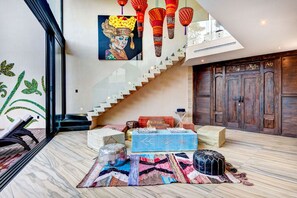 Standard Villa, 5 Bedrooms, Non Smoking | Living area | Flat-screen TV