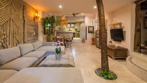 Standard Villa, 3 Bedrooms, Non Smoking | Living area - Jungle Villa With Private Pool (Tulum)