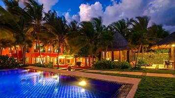 Front of property - evening/night