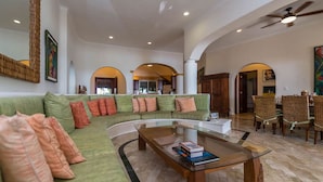 Standard Villa, 5 Bedrooms, Non Smoking | Living area | Flat-screen TV - Moonstar (Tulum)