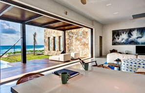 Standard Villa, 5 Bedrooms, Non Smoking | Living area | Flat-screen TV - Villa Amara (Tulum)