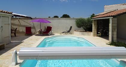 L'Obrador 25 m2 - Cuisine & terrasse, accÚs piscine Animaux de compagnie accepté