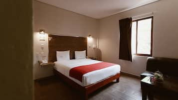 Blackout drapes, iron/ironing board, free WiFi, bed sheets