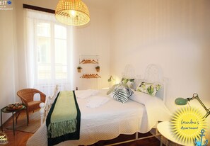 3 室のベッドルーム、WiFi、ベッドシーツ