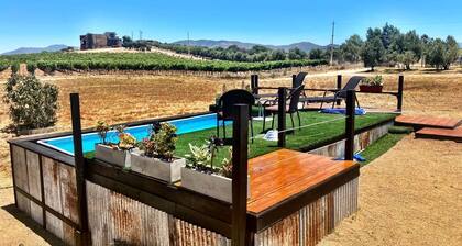 SCHÖNES WEINBERGHAUS (CASA MAZAHUA) IN VALLE DE GUADALUPE