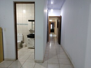 Douche, papier toilette