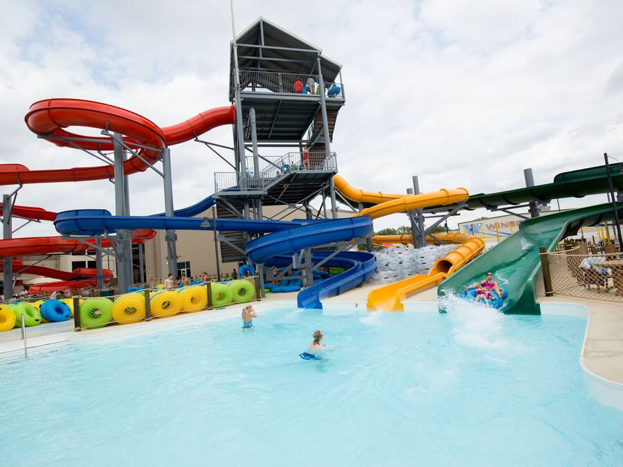 Toboggan aquatique