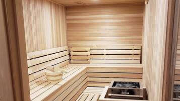Couples treatment room(s), sauna, hot tub, steam room, body treatments