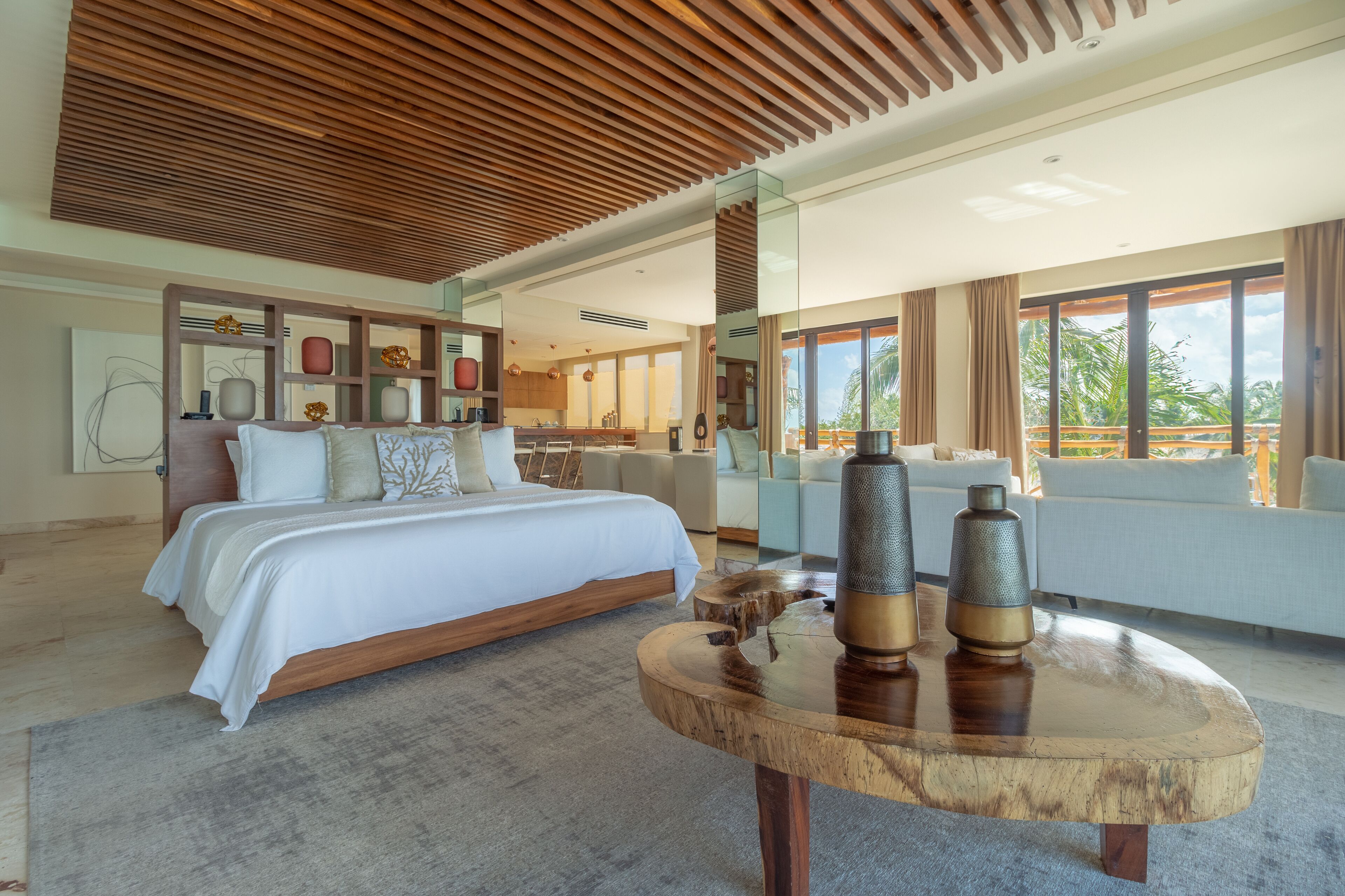 Belo Presidential Suite 1 King Bed Ocean View | Egyptian cotton sheets, premium bedding, minibar, in-room safe