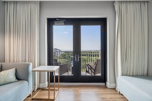 Uitzicht vanaf balkon