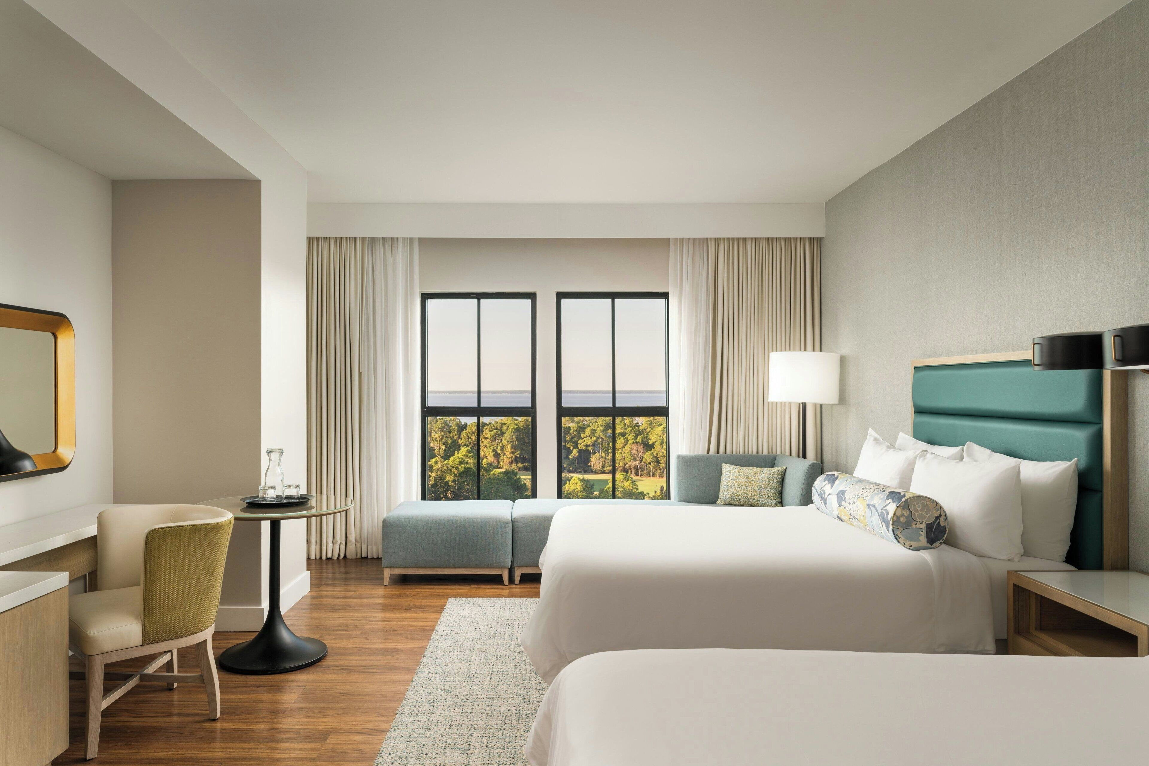 Habitación, 2 camas Queen size, vista a la bahía | Ropa de cama de alta calidad y camas con pillow-top 