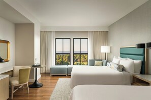 Premium bedding, pillow-top beds, in-room safe, desk