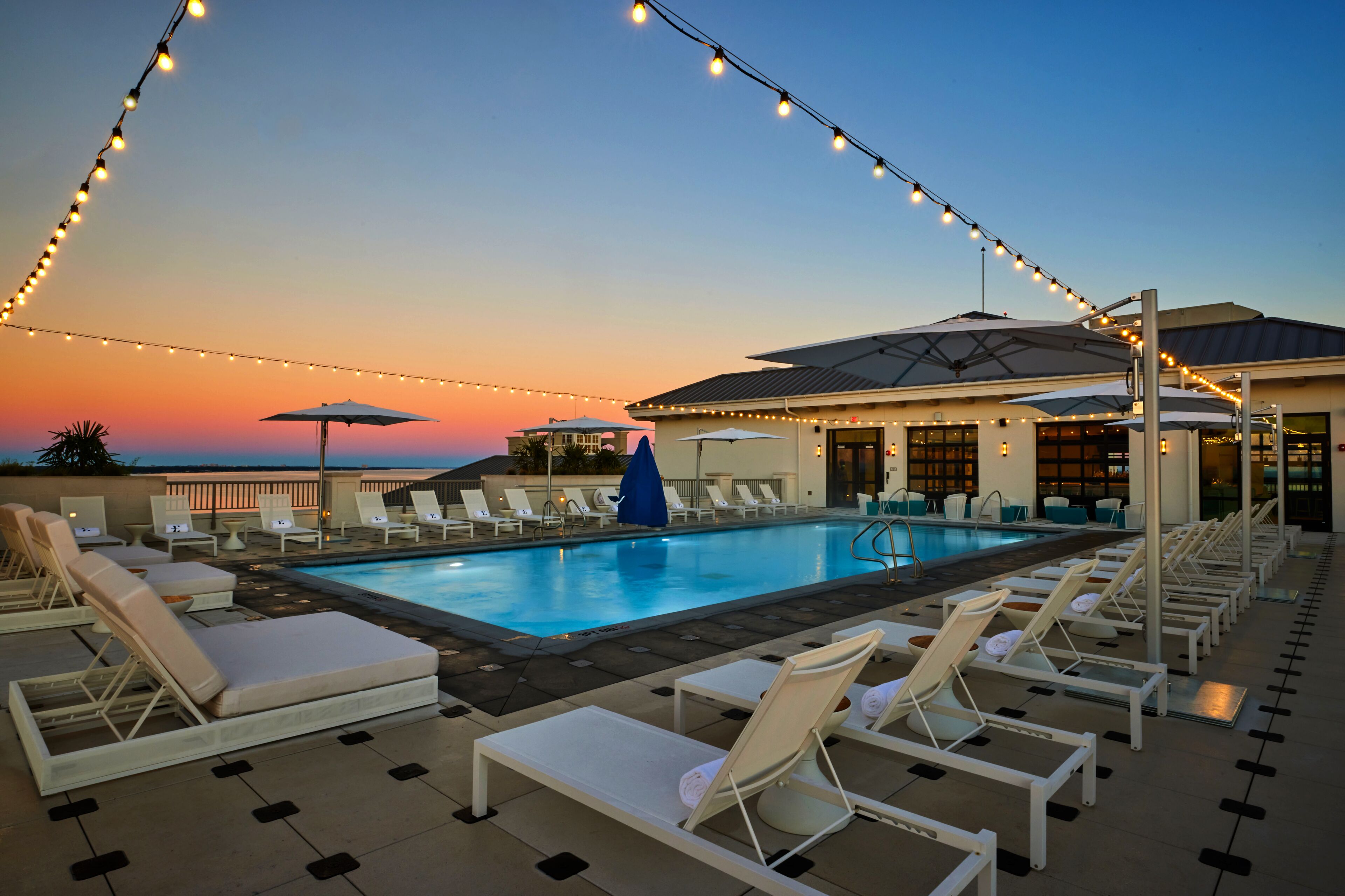 Outdoor pool, cabanas (surcharge), pool umbrellas