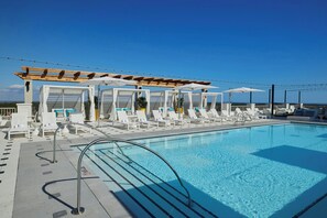 Outdoor pool, pool cabanas (surcharge), pool umbrellas