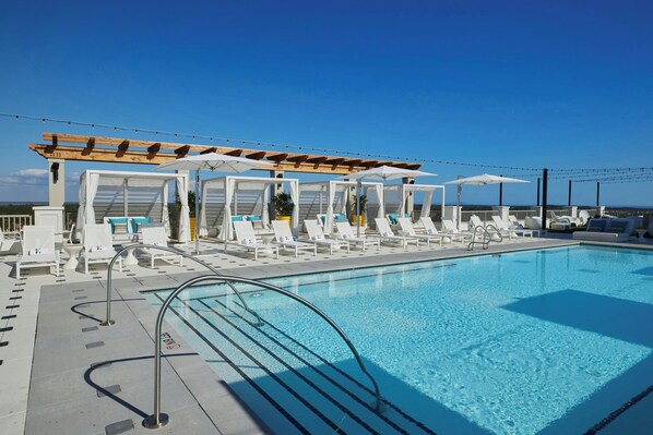 Outdoor pool, pool cabanas (surcharge), pool umbrellas