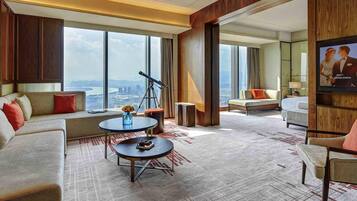 1 habitación, ropa de cama de alta calidad, cubrecamas y minibar