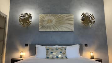 Memory foam beds, individually decorated, individually furnished