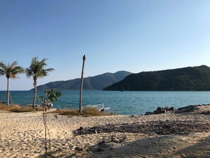 Utsikt mot havet/stranden
