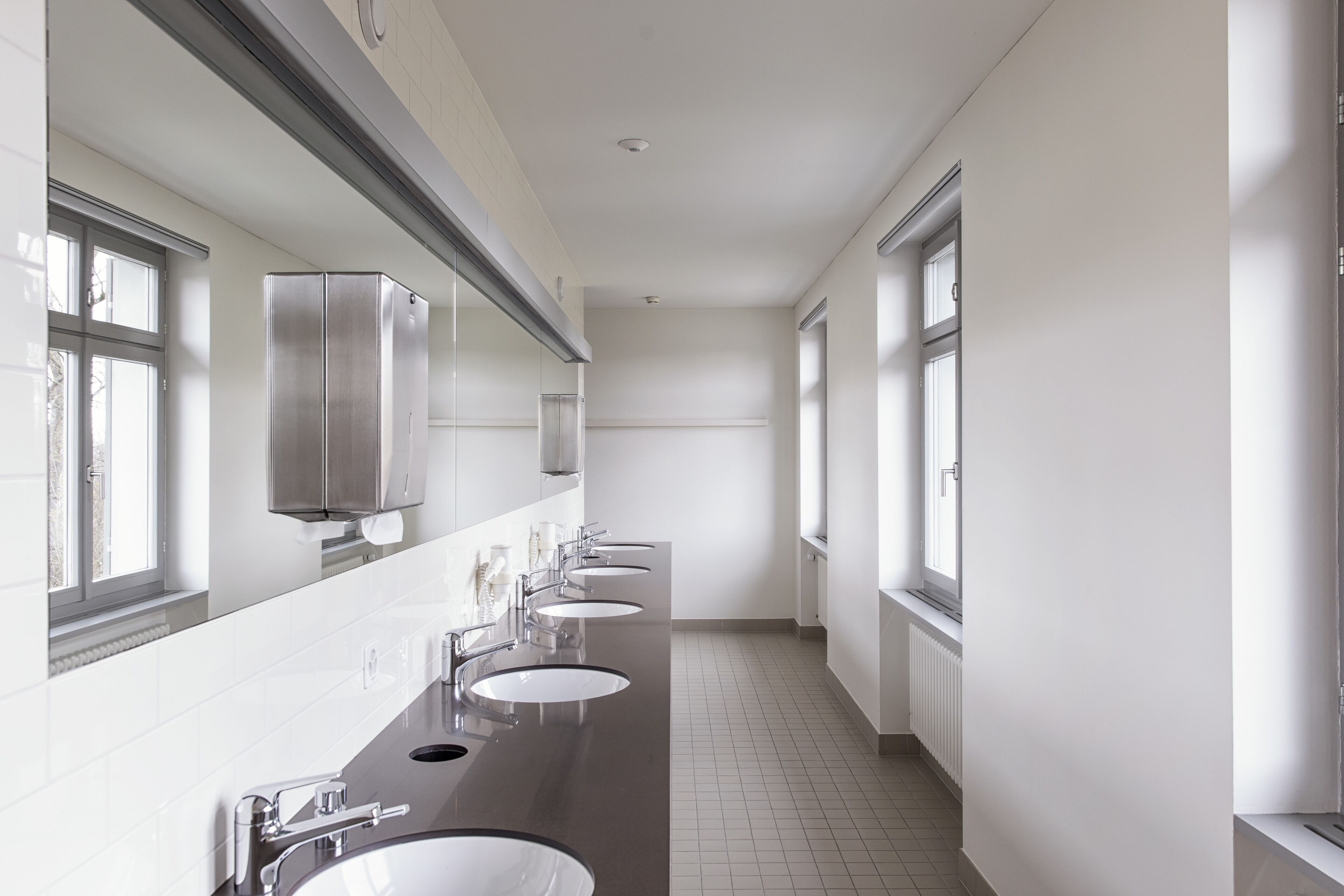 quadruple room, multiple beds, shared bathroom | bathroom | shower, hair dryer, towels, soap