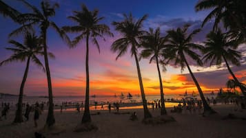 Beach nearby, white sand