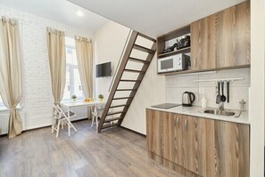 Familielejlighed | 1 soveværelse, lydisolering, strygejern/strygebræt, gratis Wi-Fi