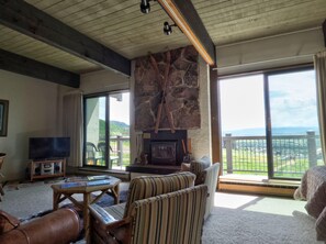 TV, fireplace - ⭐️ Ski-In/Ski-Out Mountain Side - Winter Shuttle ⎮WIFI ⎮Fireplace (Steamboat Springs)