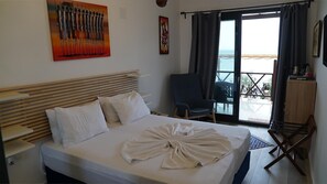 Ropa de cama de alta calidad y minibar