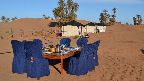Breakfast area - Rimal Travel - Campsite (M'Hamid El Ghizlane)