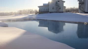 Indoor pool, outdoor pool
